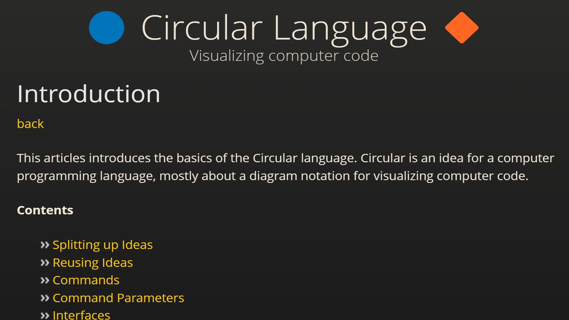 π’ Introduction | π΅ Circular Language πΆ
